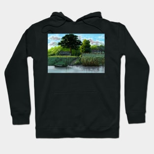 Village Scenery Hoodie